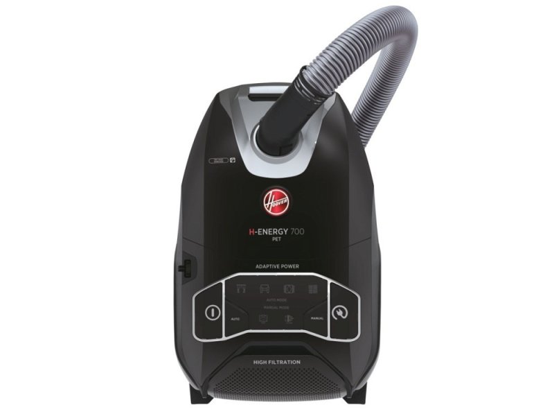 HOOVER H-POWER 700 HE720PET 011 Ηλεκτρική Σκούπα 850W με Σακούλα 2lt Μαύρo 0035637