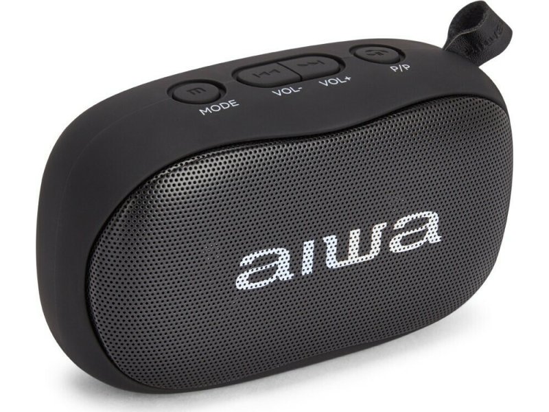 AIWA BS-110BK Φορητό Ηχείο Bluetooth Μαύρο 10W 0035964