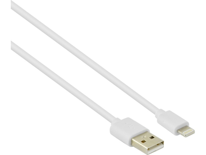 LAMTECH LAM441013 Regular USB to Lightning Cable Λευκό 2m 0035981