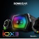 SONIC GEAR IOX 3 Ηχεία Υπολογιστή 2.1 με RGB Φωτισμό και Bluetooth Ισχύος 12W σε Μαύρο Χρώμα 0036012