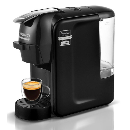 BRUNO BRN-0124 Καφετίερα Espresso 3 σε 1 1450W Πίεσης 19bar Μαύρη 0036071