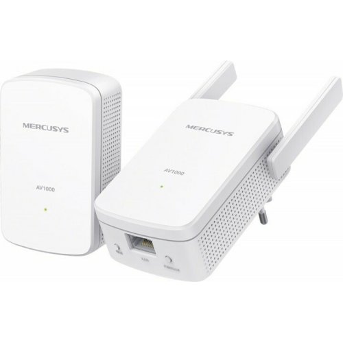 Mercusys AV1000 - MP510 KIT v1 Powerline Διπλό για Ασύρματη Σύνδεση Wi?Fi 4 και 2 Θύρες Gigabit Ethernet 0036072
