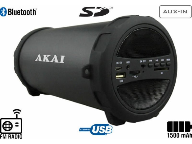 AKAI ABTS-11B Bluetooth Ηχείο 0036581