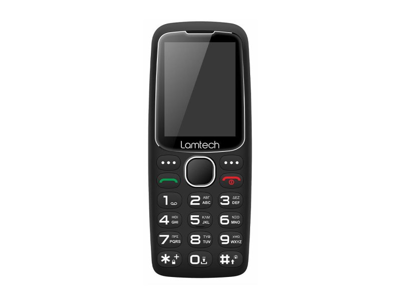 LAMTECH Tiny LAMTECH 113157  II Dual SIM Κινητό με Μεγάλα Κουμπιά Μαύρο 0036626