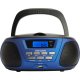 AIWA Boombox  Φορητό Ηχοσύστημα BBTU-300 με Bluetooth / CD / MP3 / USB / Ραδιόφωνο σε Μπλε Χρώμα 0036630