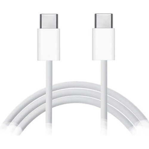 APPLE (MUF72ZM/A) USB 2.0 Cable USB-C male - USB-C male Λευκό 1m 0037328