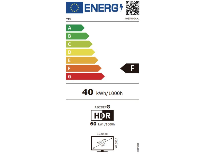 TCL 40S5400A Smart Τηλεόραση 40