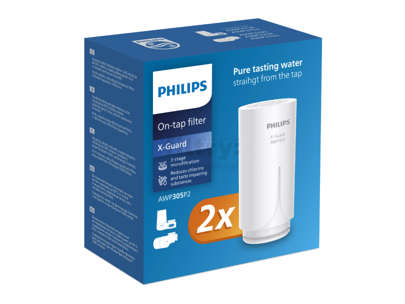 Philips AWP305P2/10 Ανταλλακτικό Φίλτρο X-Guard 1000L 2 τεμ 0037365