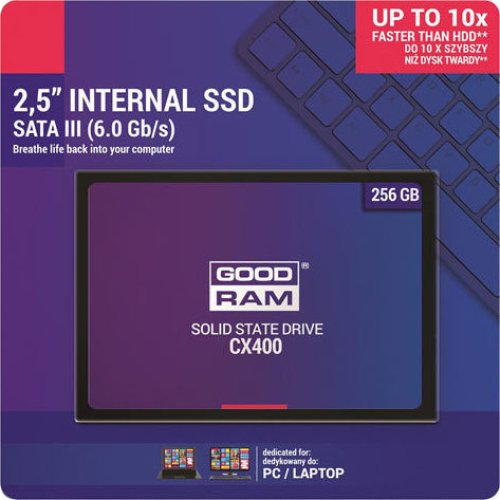 GOODRAM SSDPR-CX400-256 SSD CX400 256GB SATA III 2,5
