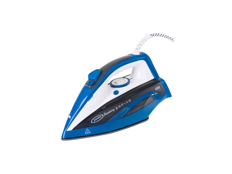 JURO PRO Blueberry Σίδερο Ατμού 2800W με Κεραμική Πλάκα και Συνεχόμενη Παροχή 40gr/min 0037540