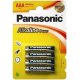 Panasonic Alkaline Power Μπαταρίες AAA 1.5V 4τμχ 0037618