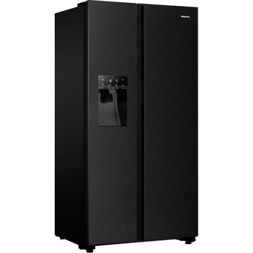 HISENSE RS694N4TFE Ψυγείο Ντουλάπα 562lt Total NoFrost Υ179.3xΠ90.8xΒ68.7εκ. Μαύρο 0037838
