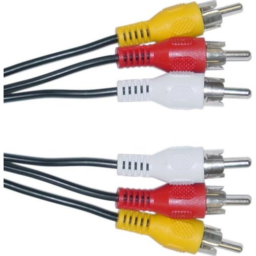 POWERTECH CAB-R004  Cable 3x RCA male - 3x RCA male 1.5m 0037907