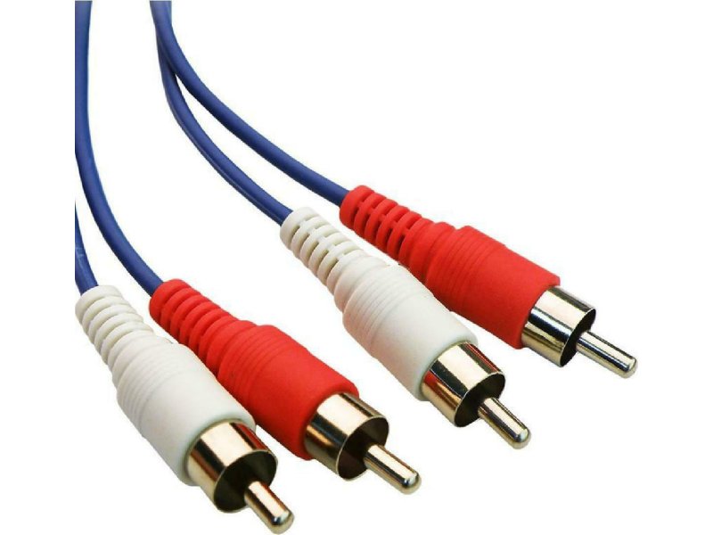 POWERTECH CAB-R001  Cable 2x RCA male - 2x RCA male 1.5m 0037908