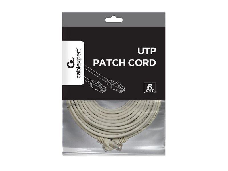 CABLEXPERT PP6U-20M Καλώδιο Δικτύου UTP CAT6 20m Γκρί 0037960 CABLEXPERT PP6U-20M Καλώδιο Δικτύου UTP CAT6 20m Γκρί 0037960