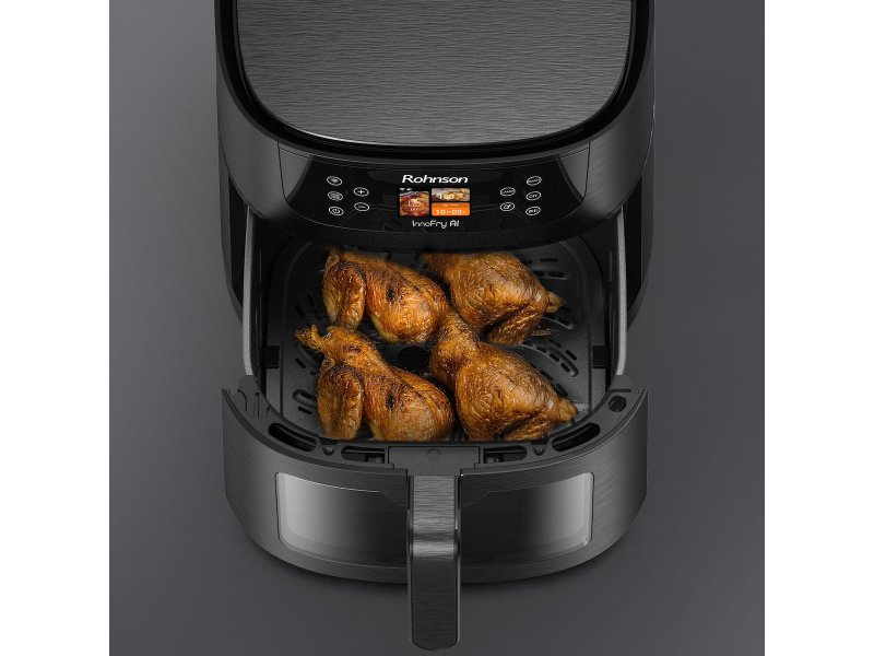 ROHNSON R-2884 AI Air Fryer με Wi-Fi 8lt Μαύρο 0041597 ROHNSON R-2884 AI Air Fryer με Wi-Fi 8lt Μαύρο 0041597