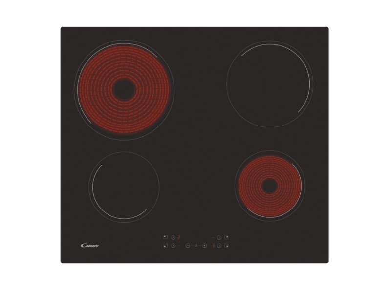 CANDY CH64CCB/4U2 Κεραμική Εστία Αυτόνομη 59x52εκ. 0041950 CANDY CH64CCB/4U2 Κεραμική Εστία Αυτόνομη 59x52εκ. 0041950