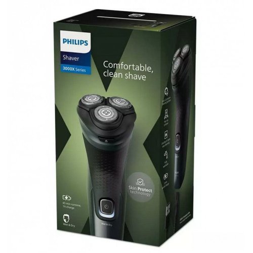 PHILIPS X3052/00 Ξυριστική Μηχανή Προσώπου Επαναφορτιζόμενη 0037745