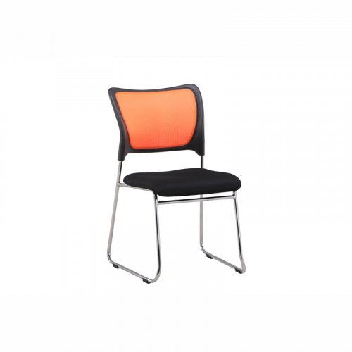 FYLLIANA 211-16-006 Καρέκλα Μαύρη/Πορτοκαλί Πλάτη C17001 BC29 62χ45.5χ78.7 0017432
