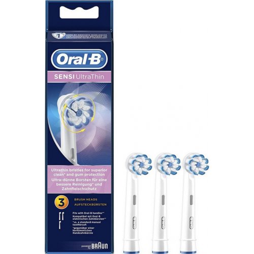 ORAL-B EB60-3 Sensi Ultra Thin Ανταλλακτικά Οδοντόβουρτσας 3 ΤΜΧ 0024878