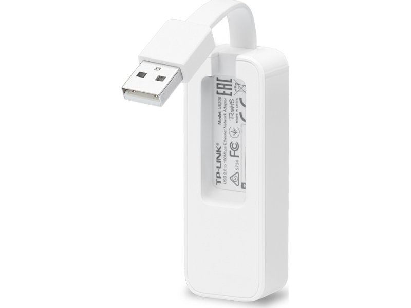 TP-LINK UE200 v2 USB Αντάπτορας Δικτύου για Ενσύρματη σύνδεση Ethernet 0038258