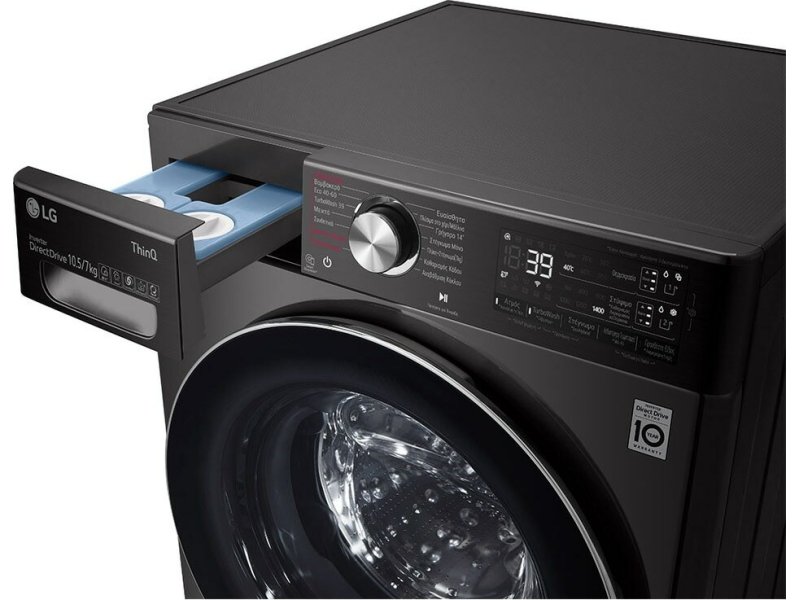 LG F4DV910H2SA Πλυντήριο-Στεγνωτήριο Ρούχων 10.5kg/7kg Ατμού 1400 Στροφές με Wi-Fi 0033069 LG F4DV910H2SA Πλυντήριο-Στεγνωτήριο Ρούχων 10.5kg/7kg Ατμού 1400 Στροφές με Wi-Fi 0033069