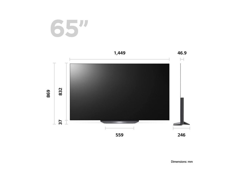 LG OLED OLED65B36LA Smart Τηλεόραση 65
