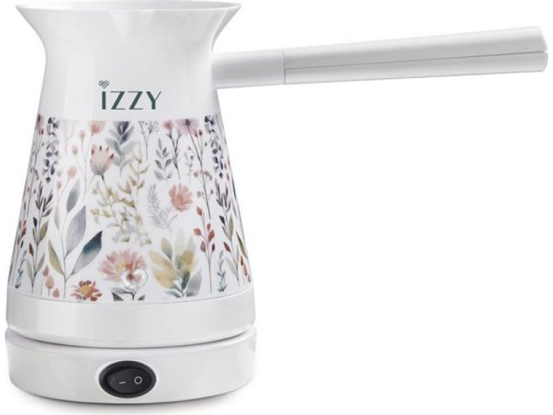 IZZY Jasmine CP-001 Ηλεκτρικό Μπρίκι 800W με Χωρητικότητα 250ml Λευκό 0038439