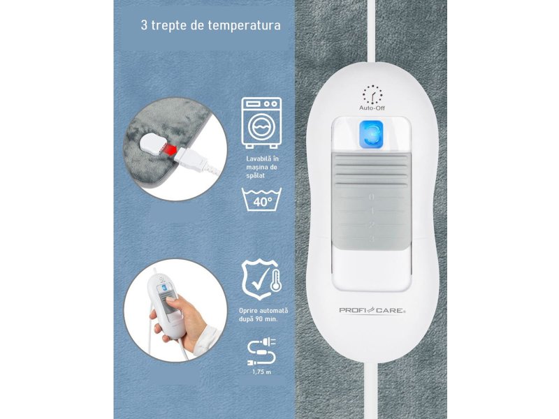 PROFI CARE PC-RNH 3107 Ηλεκτρική θερμοφόρα για την πλάτη και το λαιμό, 60 x 85 cm 0040815