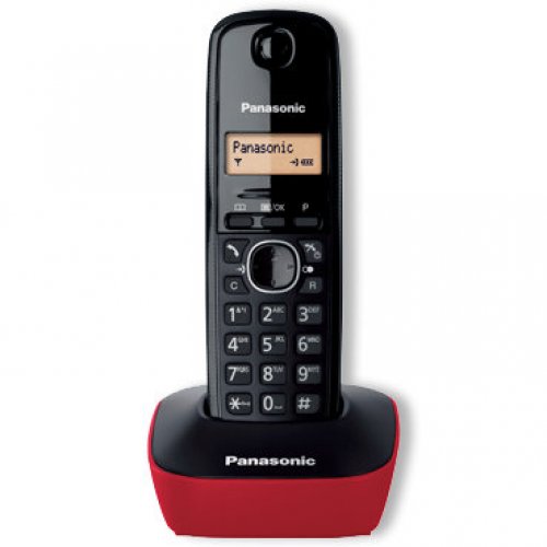 PANASONIC KX-TG1611GRR Ψηφιακό Ασύρματο Τηλέφωνο Κόκκινο 230090