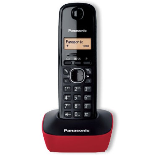 PANASONIC KX-TG1611GRR Ψηφιακό Ασύρματο Τηλέφωνο Κόκκινο 230090