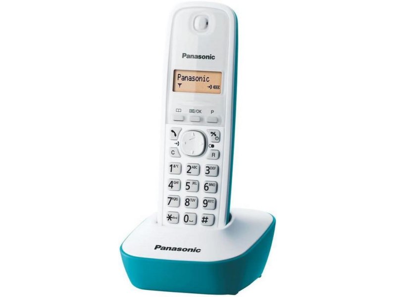 PANASONIC KX-TG1611GRC Ψηφιακό Ασύρματο Τηλέφωνο Τιρκουάζ 230088