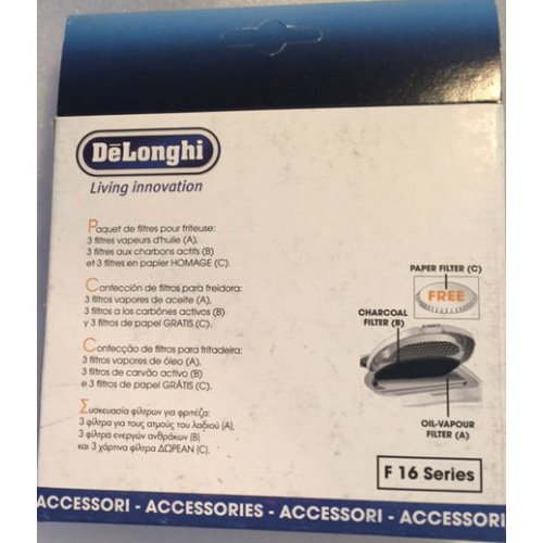 DELONGHI F16-9 CPF 5525112900 Σετ Ανταλλακτικό Φίλτρο Φριτέζας - ΠΑΛΙΑ ΣΥΣΚΕΥΑΣΙΑ 280162