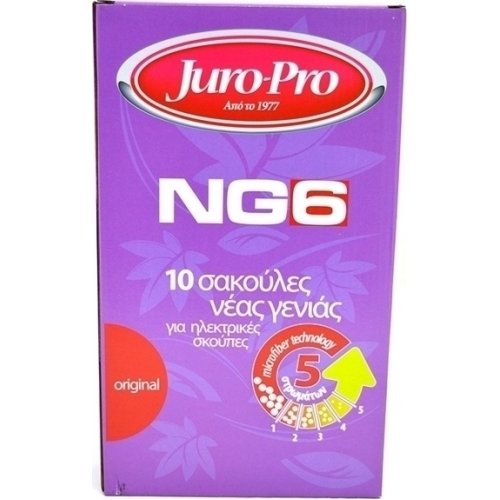 JURO PRO NG6 Σακούλες Ηλεκτρικής Σκούπας για Black 10τεμ 0014740