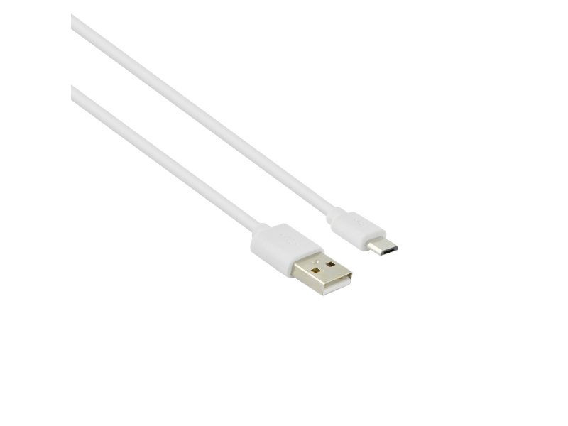 LAMTECH LAM440993 DATACABLE MICRO USB 2m White 0014611