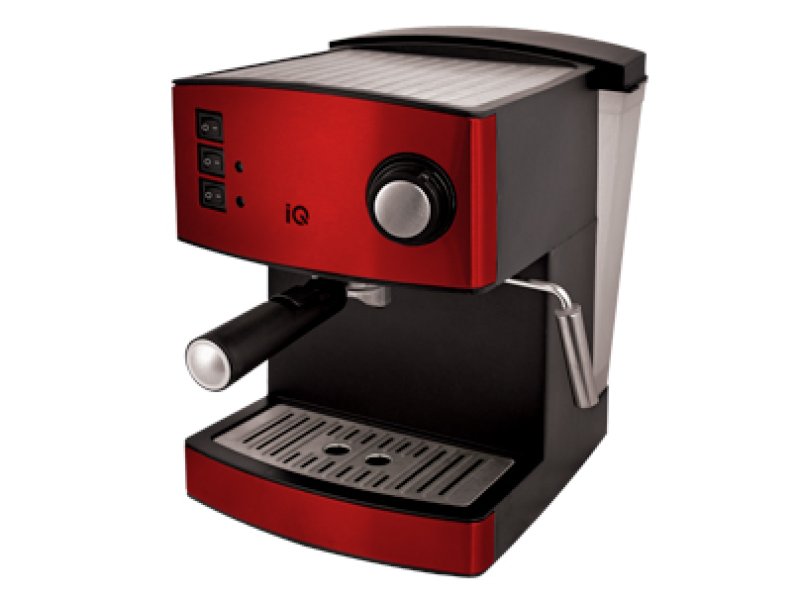 IQ CM-170R Καφετιέρα Espresso Κόκκινη 15bar-Αντλία Made in Italy 0015089