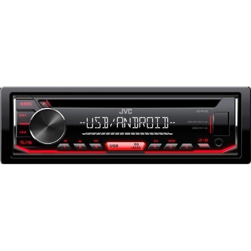 JVC KD-R492 Ράδιο Αυτοκινήτου CD/USB/MP3 με Κόκκινο Φωτισμό - Συμβατό με Android 0015463