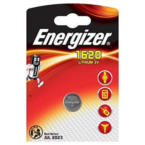 ENERGIZER CR1620 Μπαταρία λιθίου (κουμπί) Energizer CR1620 σε blister 1 μπαταρίας 0015713