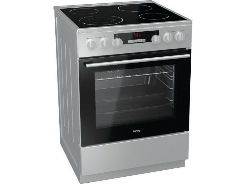 KORTING KEC 6352 IC Κουζίνα με Εστίες Κεραμικές 67lt  - Α - 60 cm - Inox 0016745