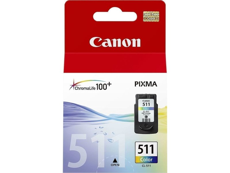 CANON CL-511 (2972B001) Colour Μελάνι Εκτυπωτή 500973