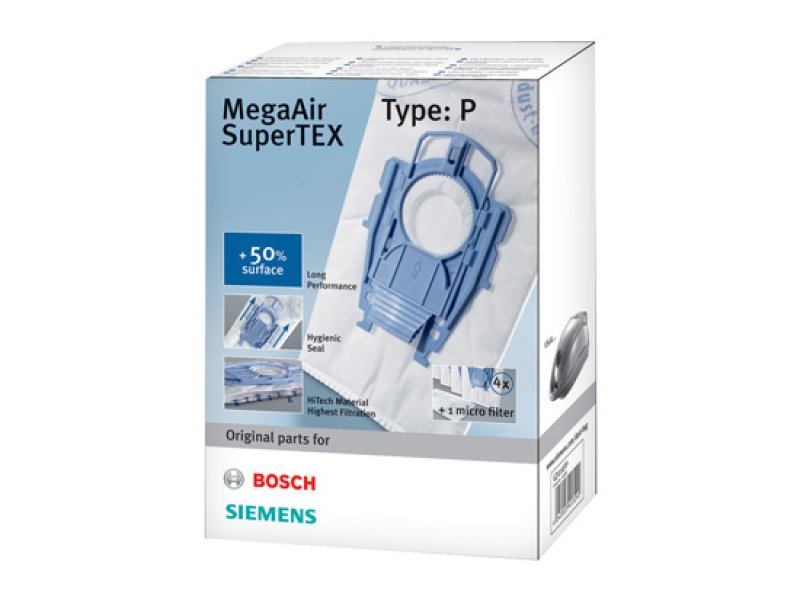 SIEMENS VZ41AFP (TYPE P) για Bosch/Siemens Σακούλες Ηλεκτρικής Σκούπας 080915